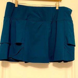 Athlete athletic skort, XL, teal green, worn once